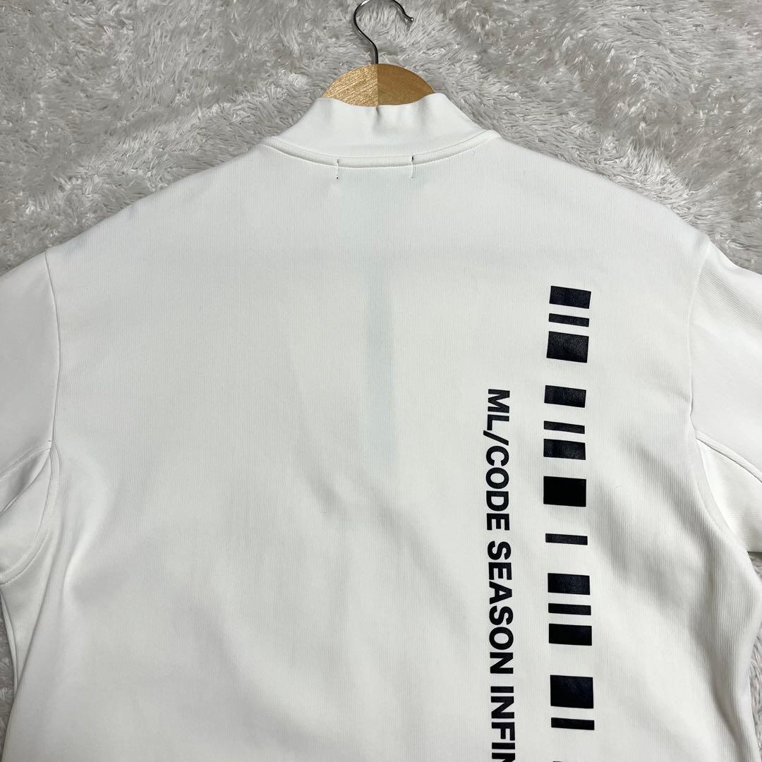 マークアンドロナ 長袖 ハーフジップ 48 ドローコード メンズ ゴルフウェア