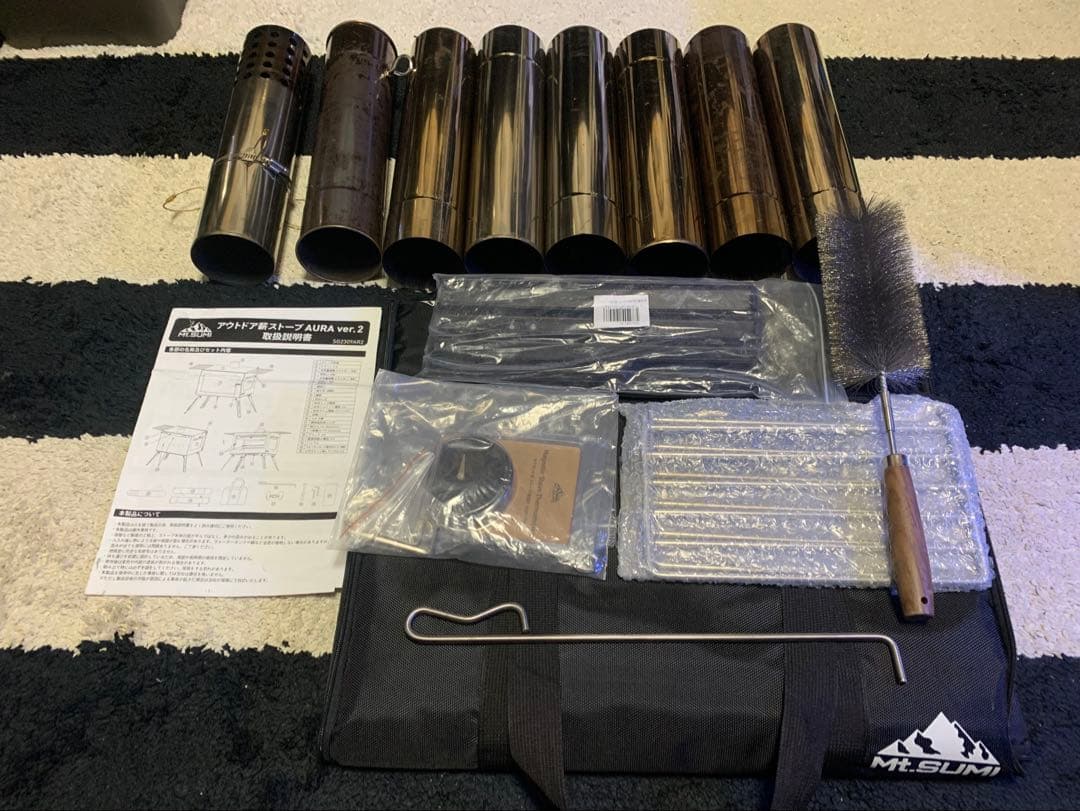 Mt.sumi 薪ストーブ AURA ver.2 延長煙突付きフルセット