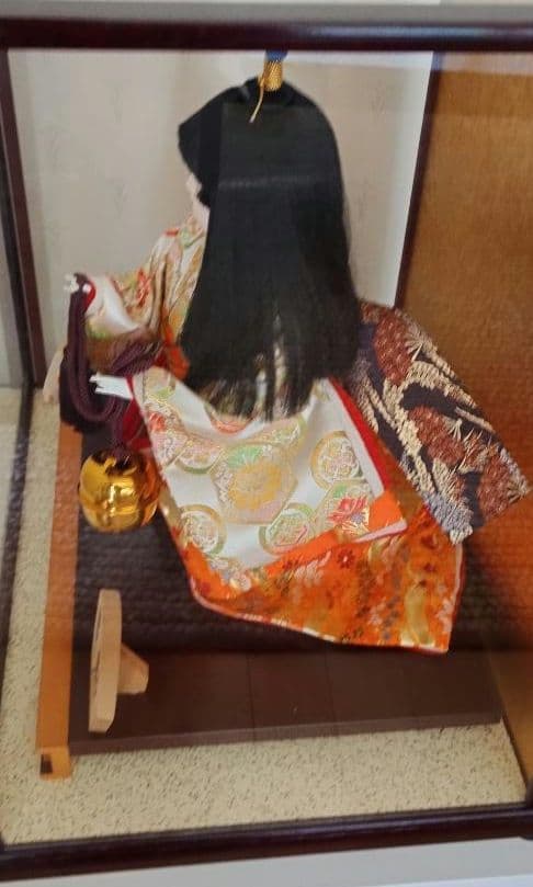 日本人形「古都」ガラスケース入り　　市松人形　わらべ人形　雛人形　12号