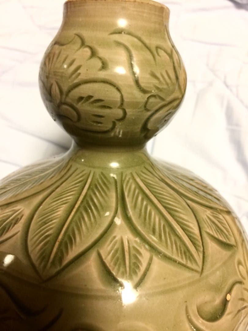 古物 花瓶 磁器  中国 宋時代？