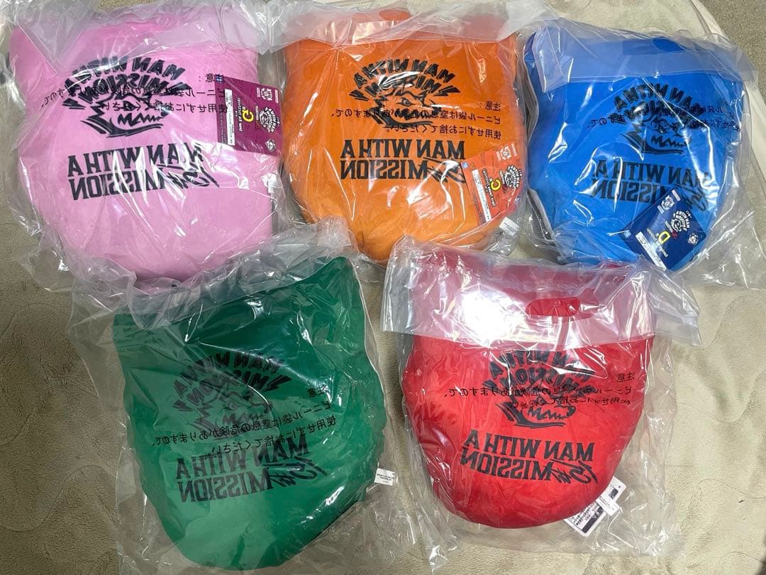 M*A様 【オマケつき】一番くじ マンウィズ クッション コンプリートセット全5