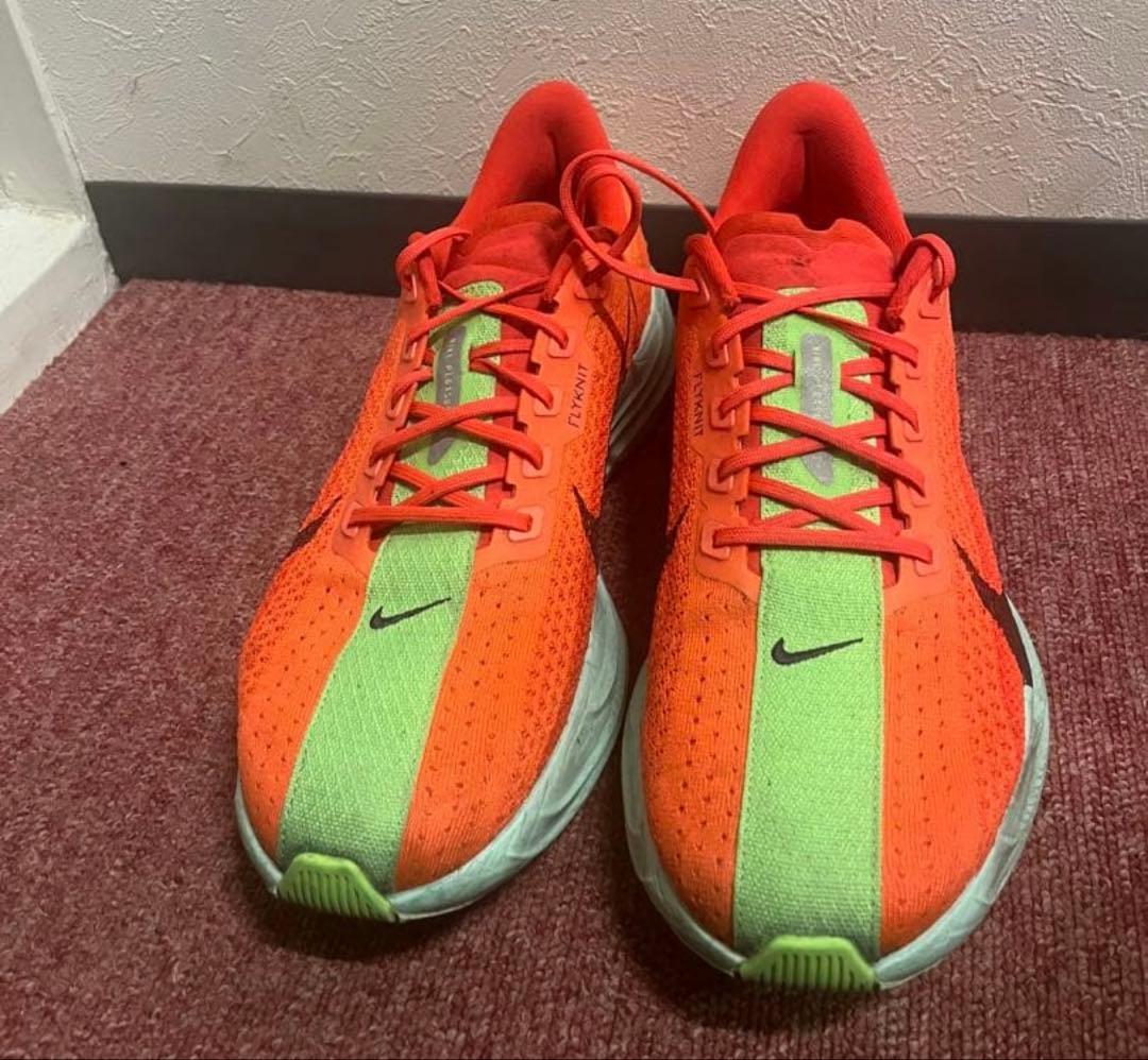 Nike ランニングシューズ オレンジ/グリーン