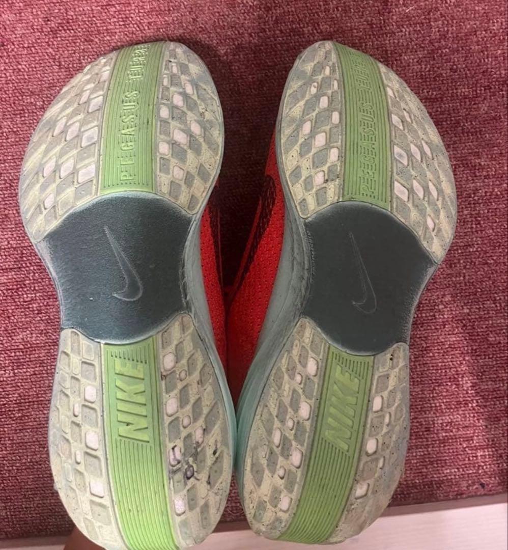 Nike ランニングシューズ オレンジ/グリーン