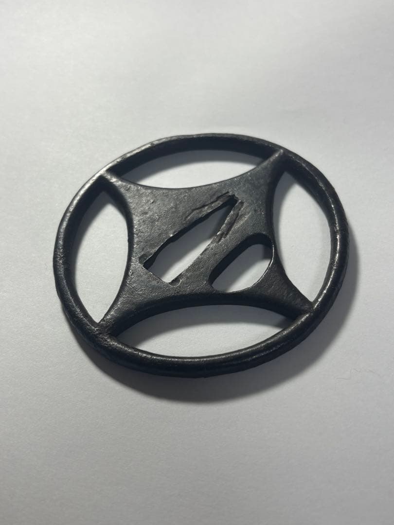 鑑定書付き 鐔　古正阿弥　糸巻透　室町時代　保存刀装具　正真　本物　武具　日本刀