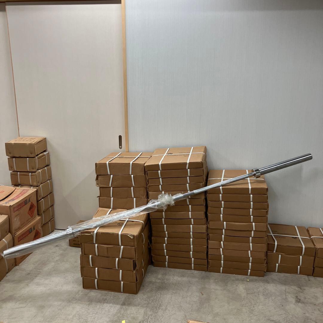 ★高品質★耐荷重317kg オリンピックシャフト バーベル 220cm 50mm