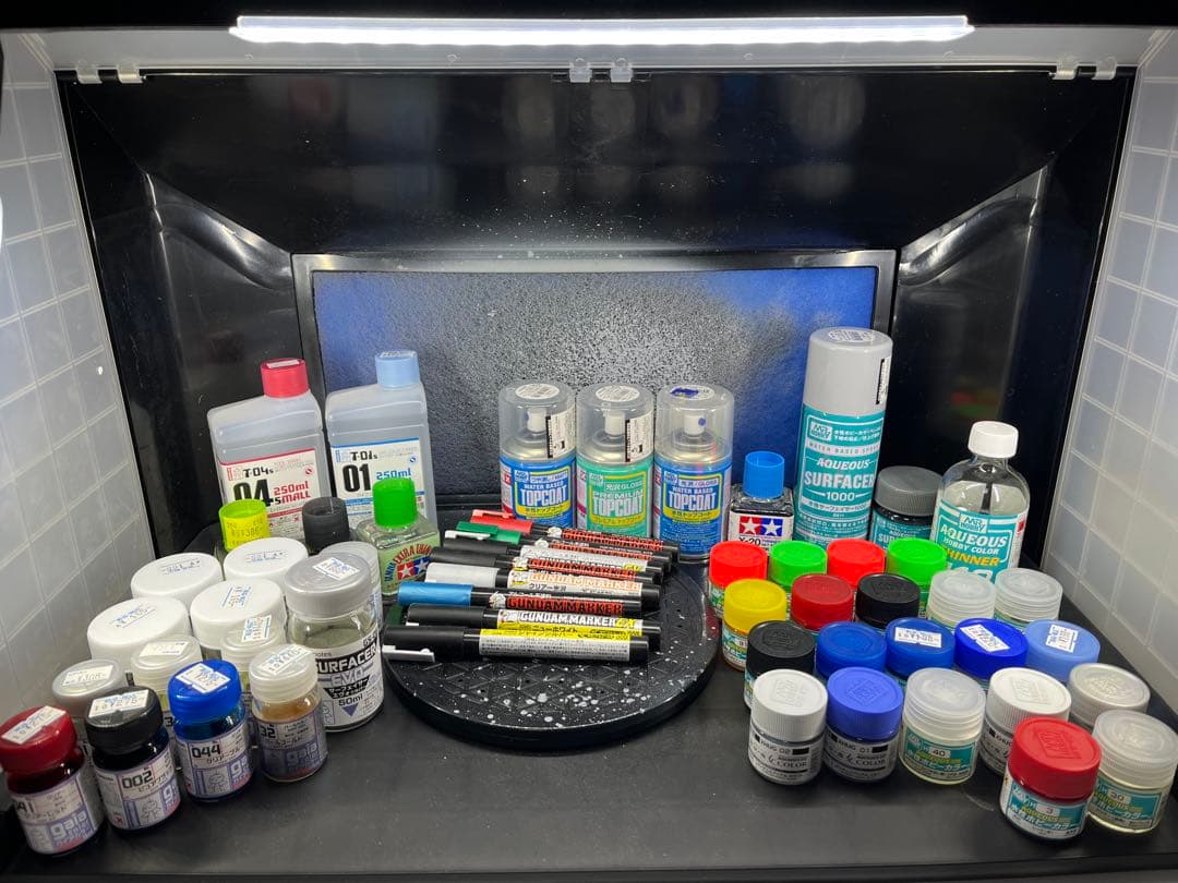 【ブースは付属しません】プラモデル塗装用品まとめ売り