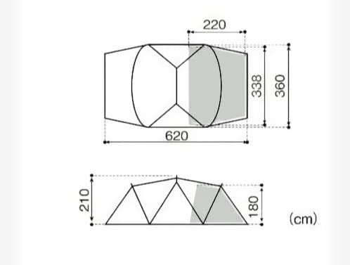  peak ランドネストシェルター　専用オプションフルセット