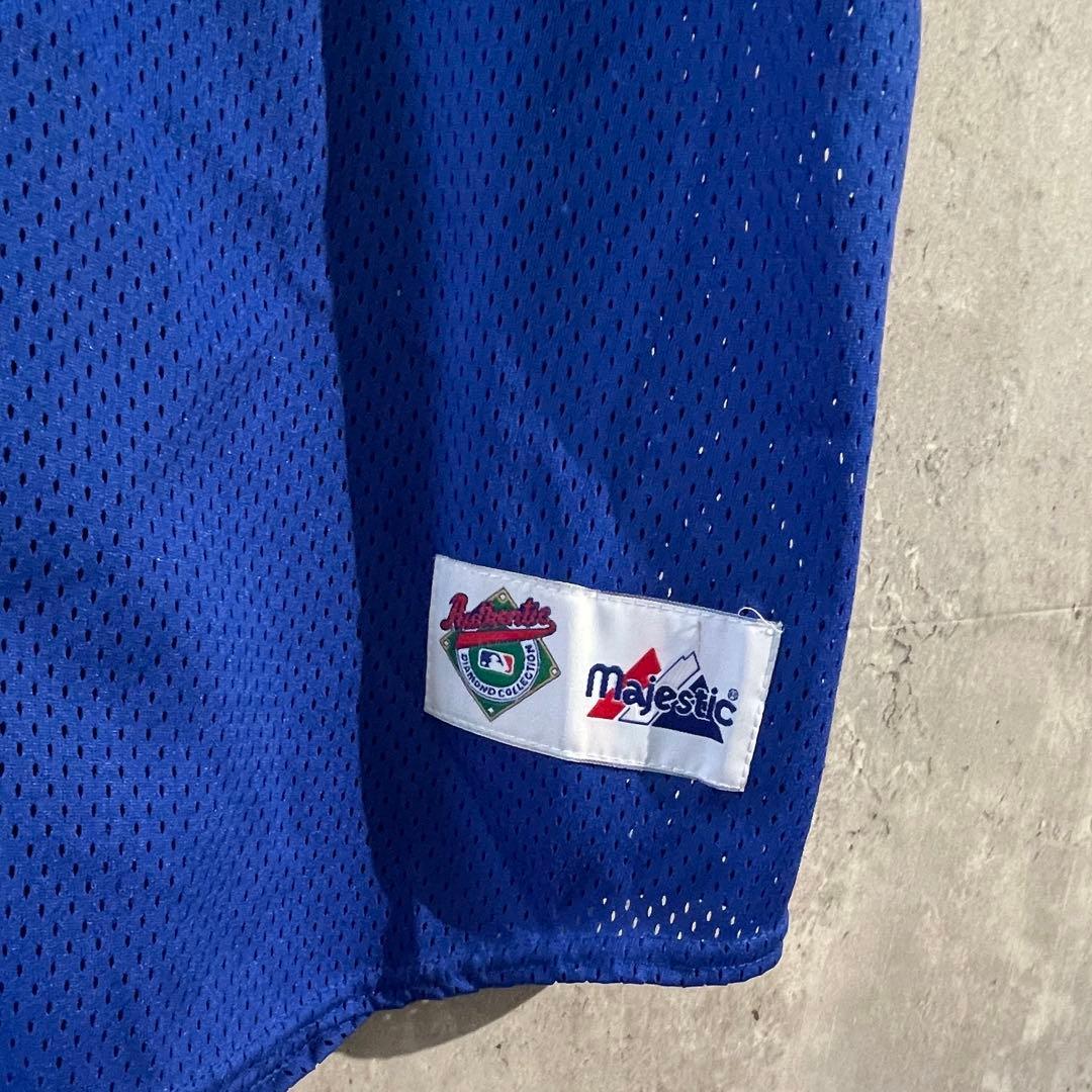 90's majestic 野茂英雄　ユニフォーム　ニューヨークメッツ　XL
