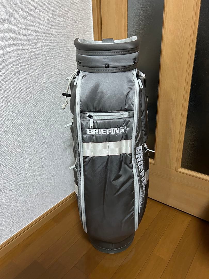 BRIEFING CR-6#2 美品ゴルフバッグ・キャディバッグ グレー