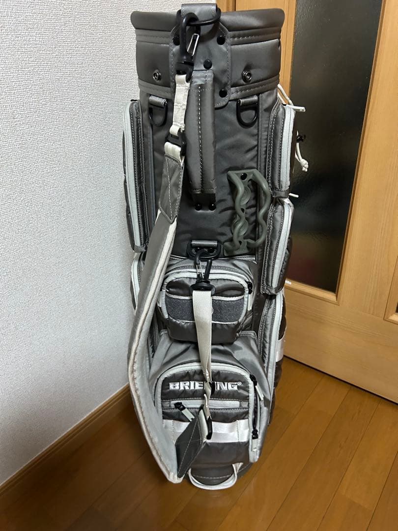 BRIEFING CR-6#2 美品ゴルフバッグ・キャディバッグ グレー