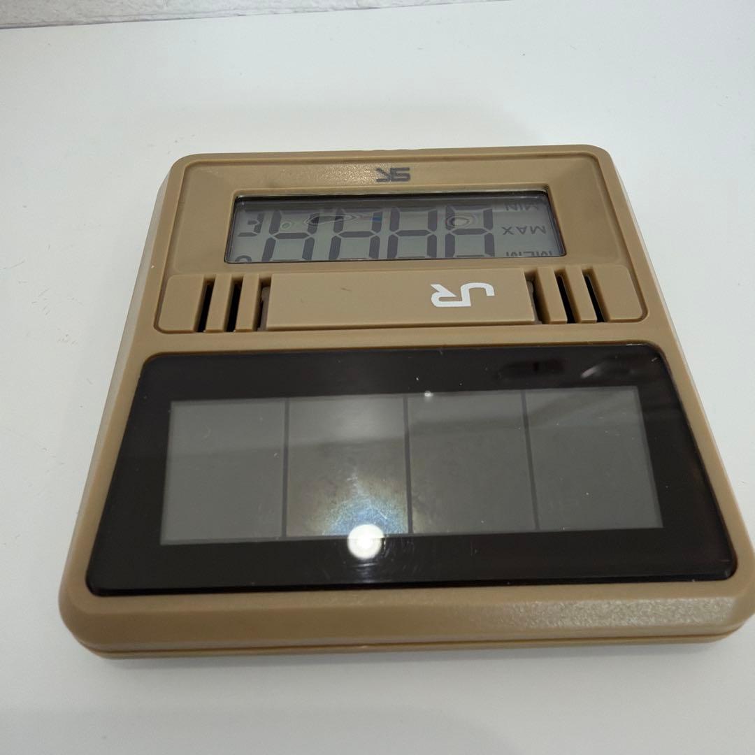 ＪＲ　鉄道 ソーラー デジタル 温度計　【希少・レア品】