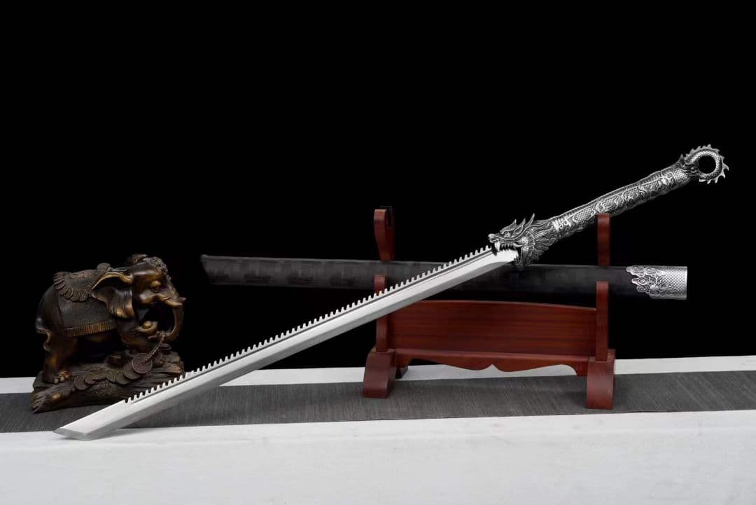 『魔龍』20230380 古兵器  武具　刀装具　日本刀　模造刀 居合刀 長尺