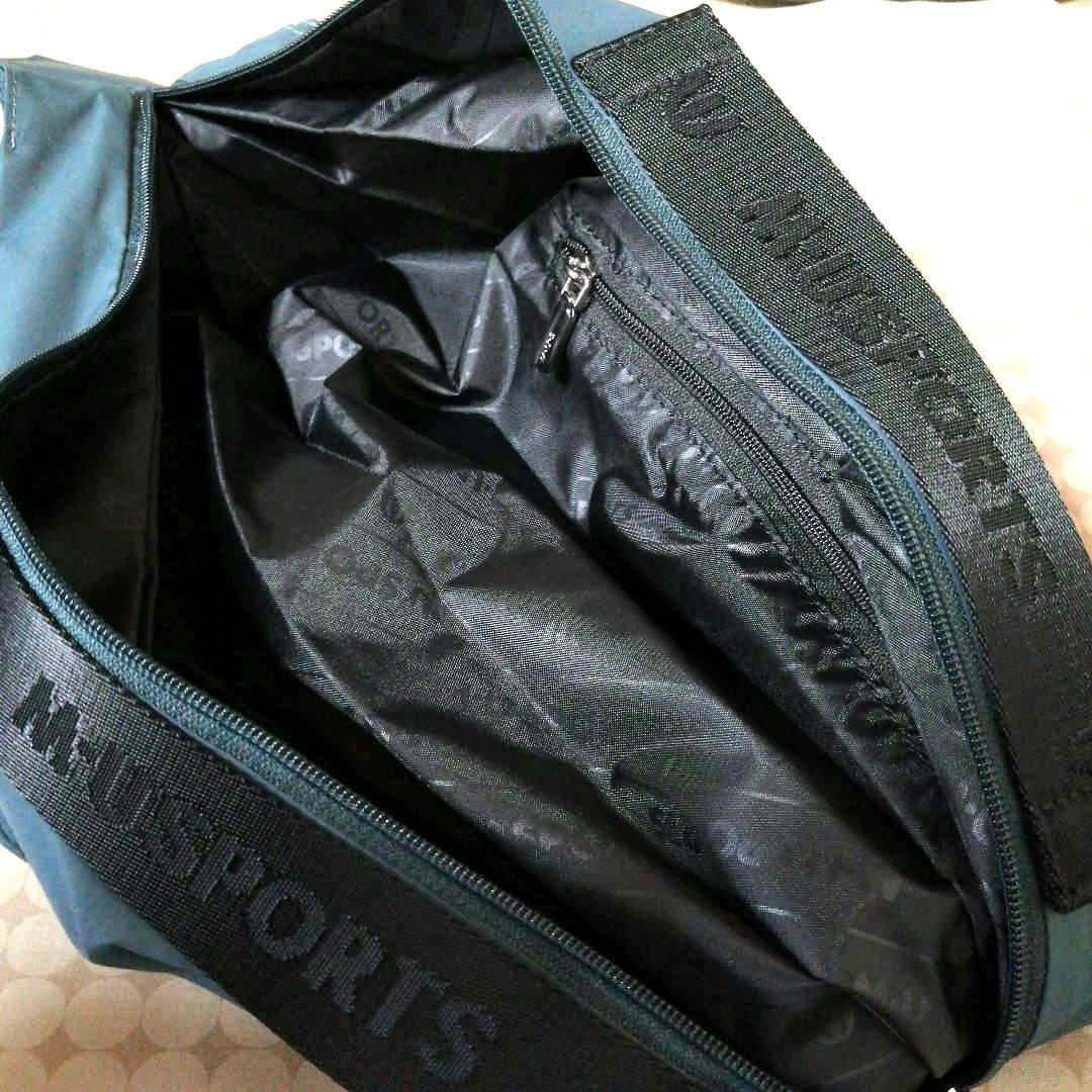 MU SPORTS シュシュワッペンモチーフ折り畳み収納バッグ