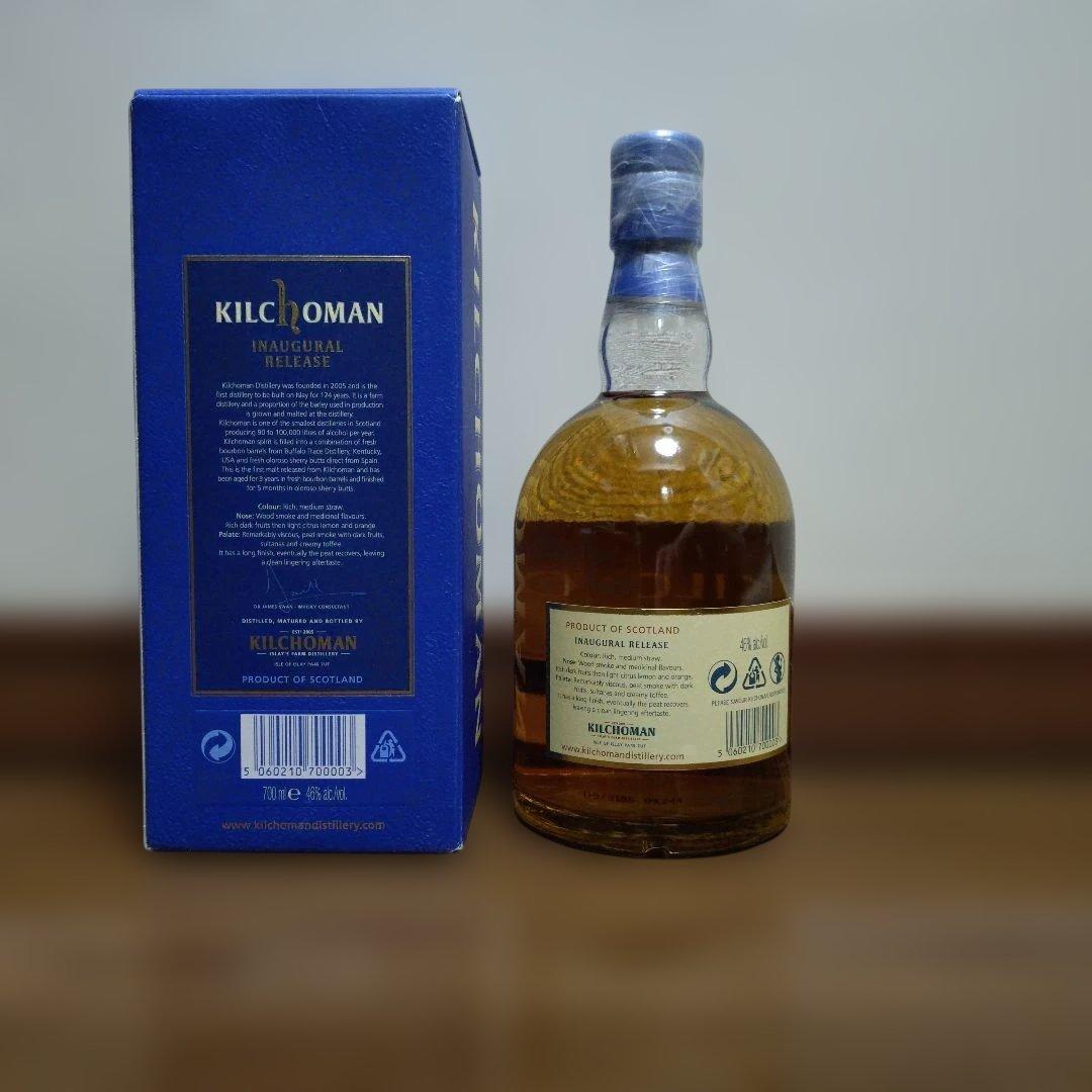 ウイスキー KILCHOMAN INAGURAL RELEASE 700ml 46%