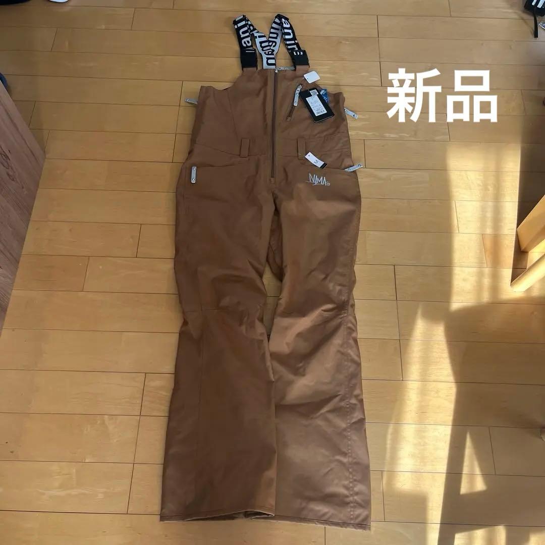 nima ブラウン スノーボードウェア Mサイズ