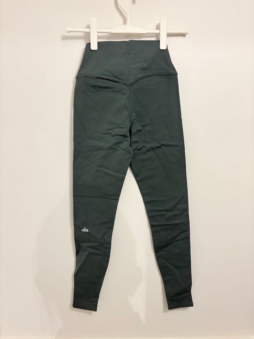 ALO Yoga 裏起毛 レギンス XXS グリーン