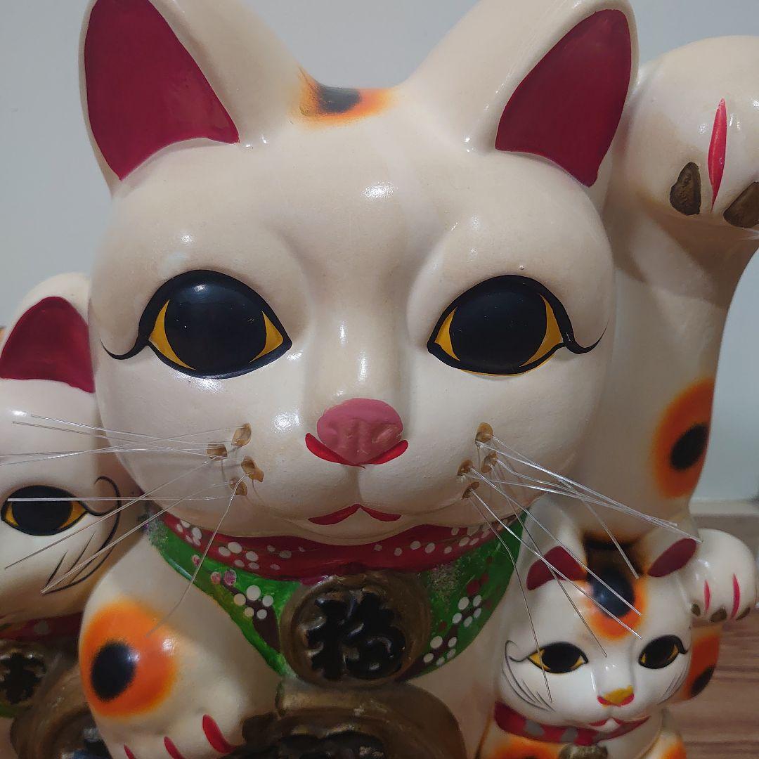 招き猫　昭和レトロ