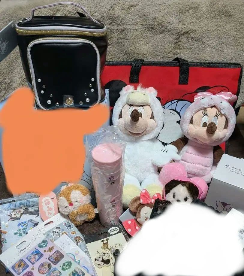 【ディズニー】ミニー 2026 福袋 くじ 干支ぬいぐるみ　ボトルなど+おまけ