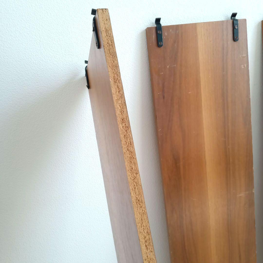 チーク材の3段シェルフ スウェーデン 北欧ヴィンテージ