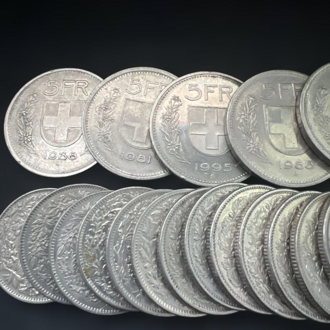 スイス古銭まとめ 99枚 外国 まとめ売り コレクション・学習教材用