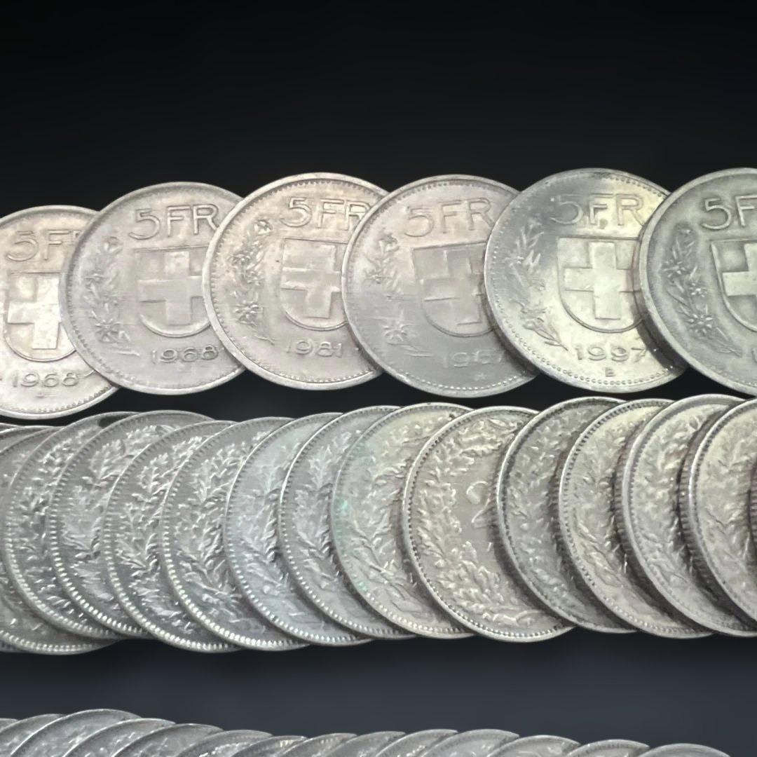 スイス古銭まとめ 99枚 外国 まとめ売り コレクション・学習教材用