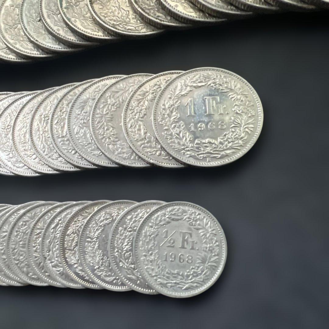 スイス古銭まとめ 99枚 外国 まとめ売り コレクション・学習教材用
