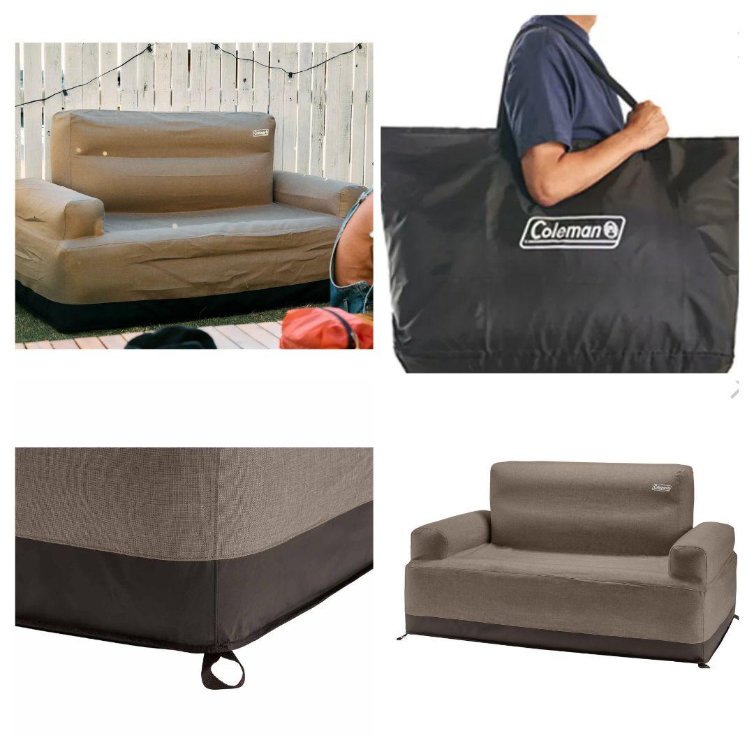 コールマン(Coleman) ソファ エアカウチ(グレージュ) ダブル