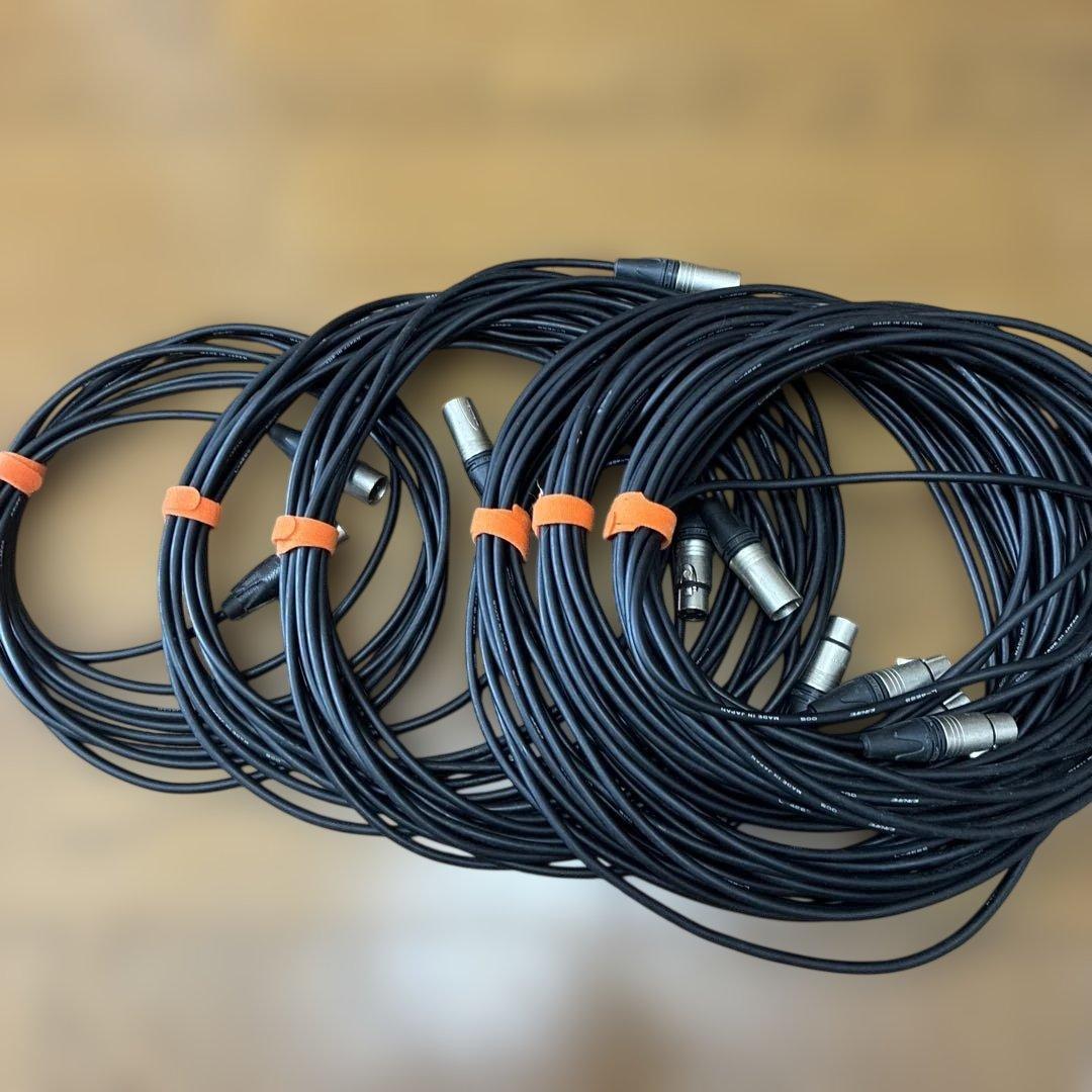CANAREマイクケーブルセット×6本