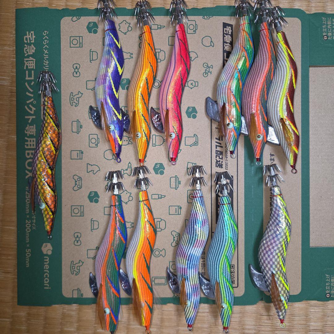 餌木猿12本セット 未使用品11中古1　廃盤カラー等有