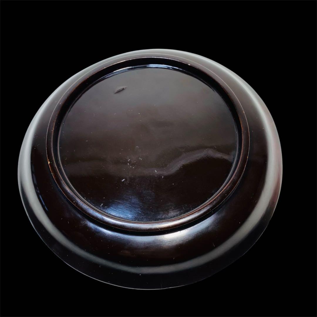 中国古玩 倶利堆朱盆 丸盆 漆器 漆芸 骨董品 時代品 美術品