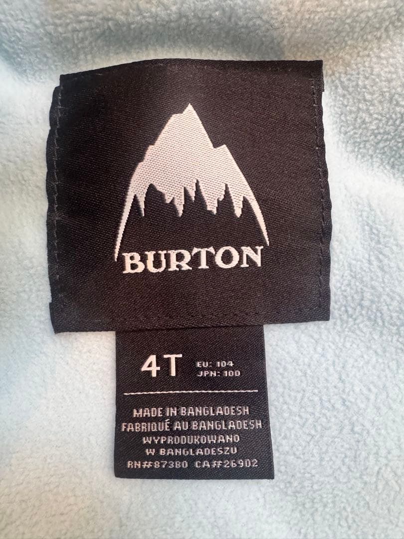 BURTON バートン スノボウェア 上下セット 100 キッズ