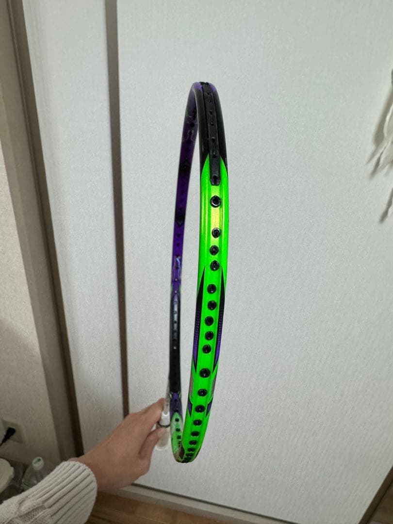 Lining バドミントンラケット 黒/紫/緑