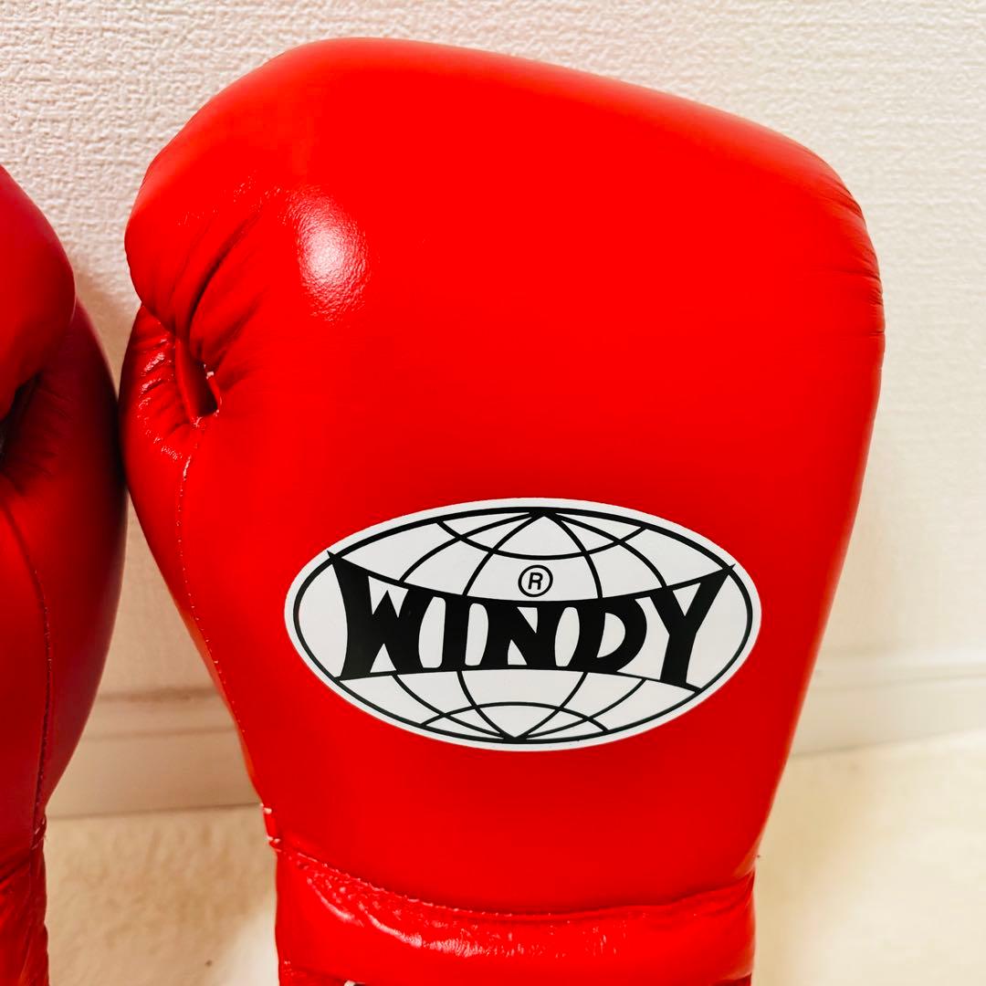 ＷＩＮＤＹ １６オンスグローブ　赤　紐式