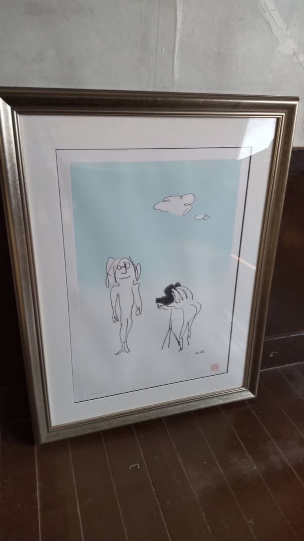 ジョン・レノン 作画 絵画『smaile number five Film』