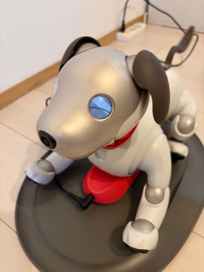 aibo ロボット犬 付属品多数おもちゃ&ぬいぐるみ &首輪バッジ等！専用箱付き