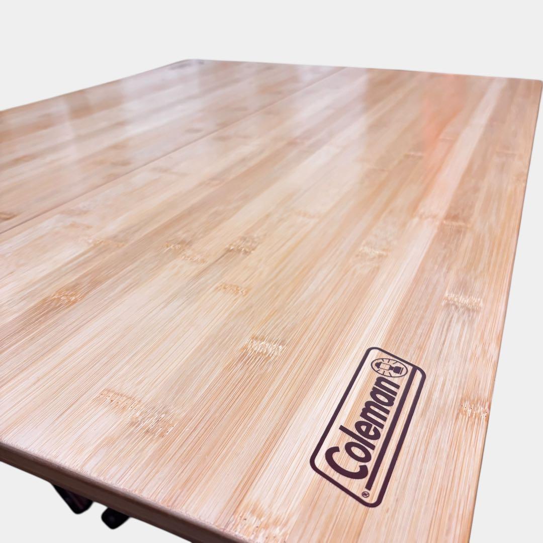 コールマン コンフォートマスター バンブーラウンジテーブル100 美品