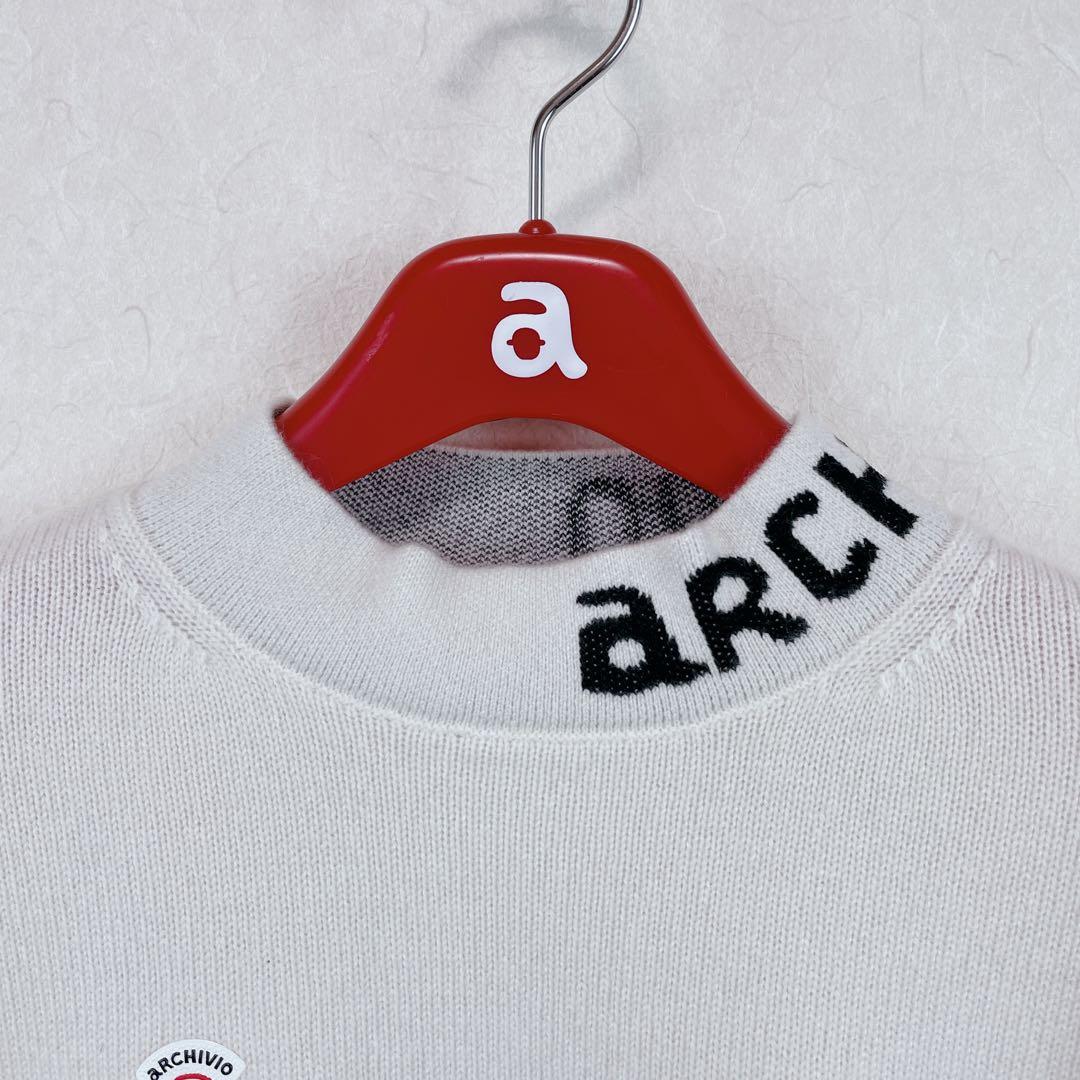 新品２４FW archivio カシミヤ100％ハイネックセーター 38号