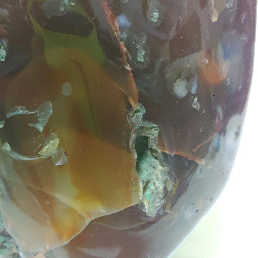 水石　瑪瑙　メノウ　アゲート　天然石　原石　ミ10