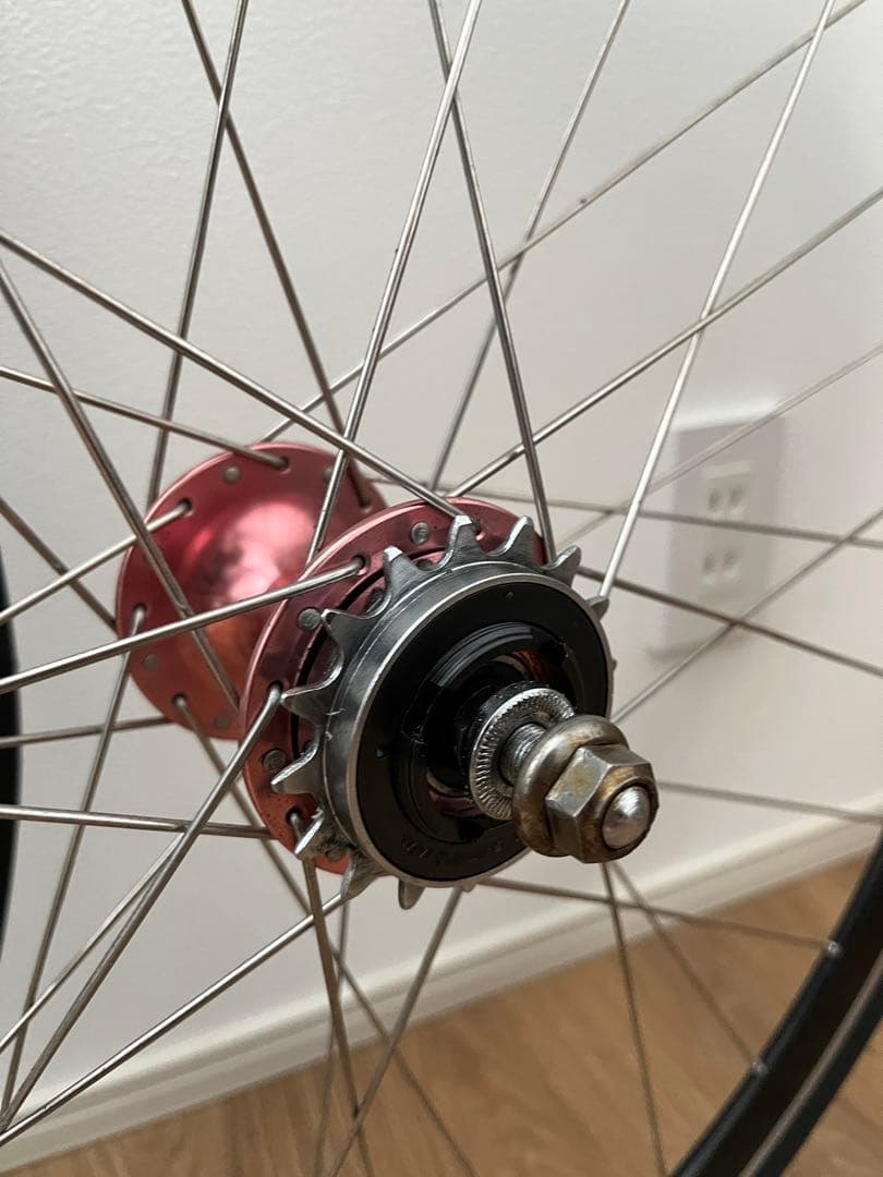 室内保管GRAN COMPE グランコンペ TNI ピスト ホイール 前後セット