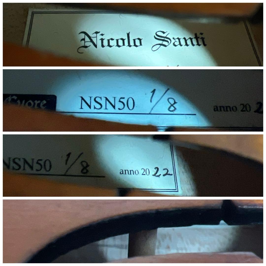 【美品・美虎杢】Nicolo Santi NSN50 1/8 バイオリン2022