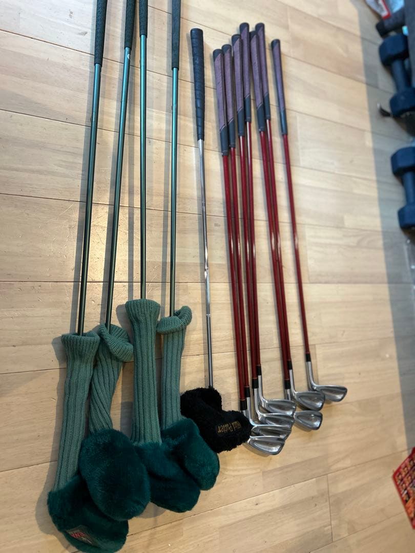 【希少・美品】KENZO GOLF フルセット 華やかな花柄バッグ & 小物付