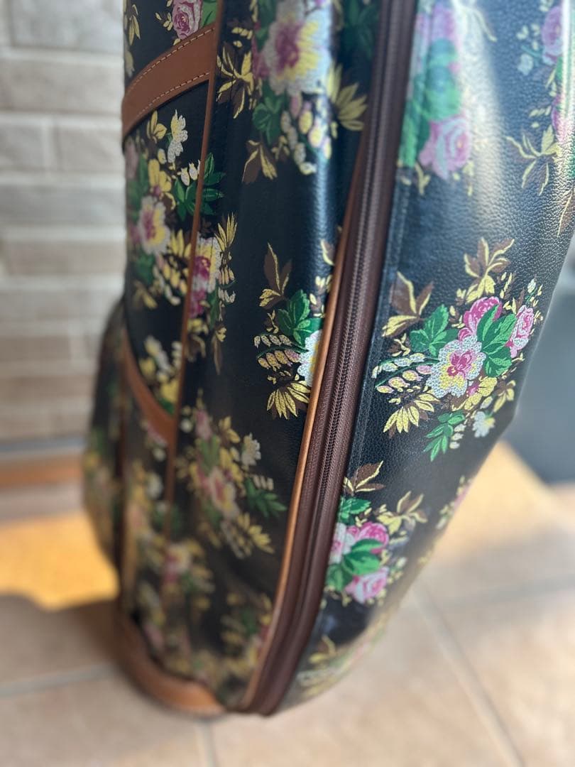 【希少・美品】KENZO GOLF フルセット 華やかな花柄バッグ & 小物付