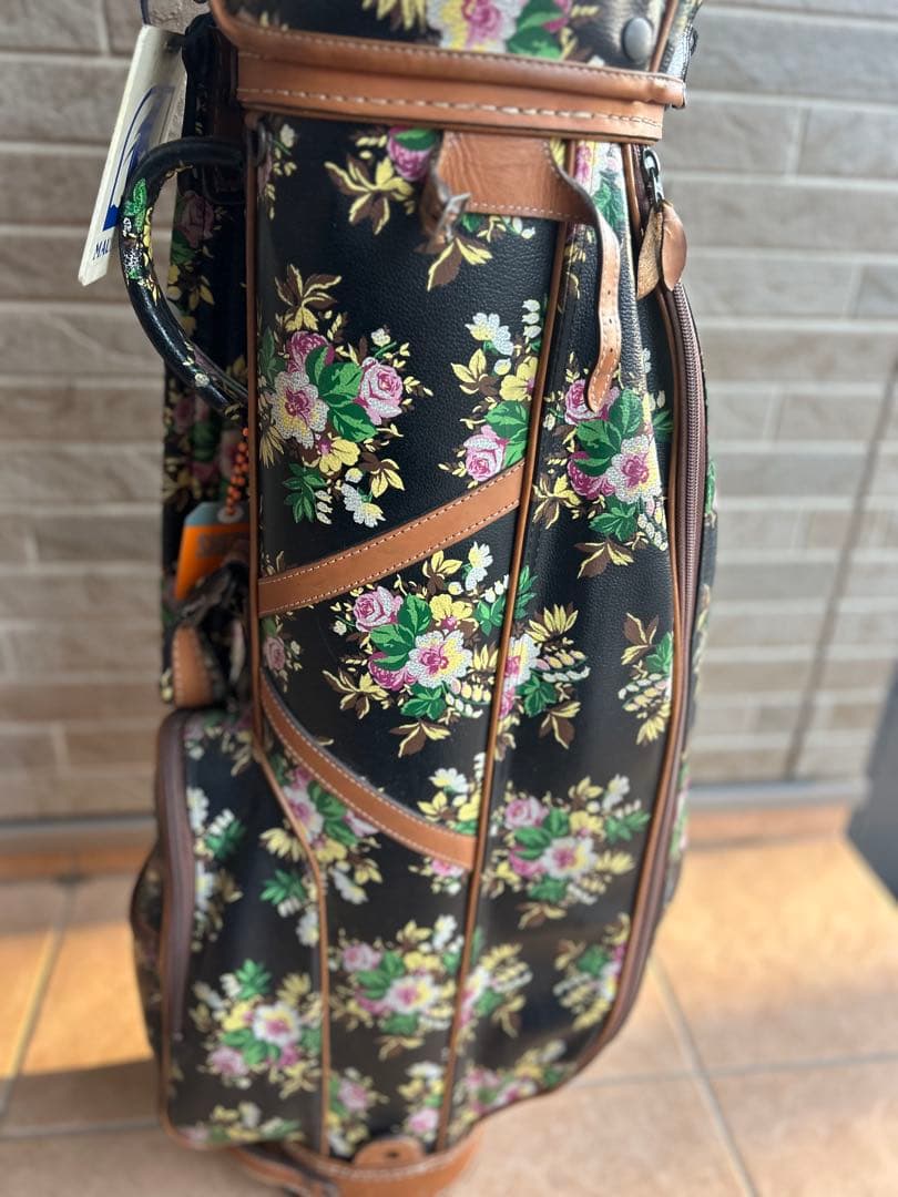 【希少・美品】KENZO GOLF フルセット 華やかな花柄バッグ & 小物付