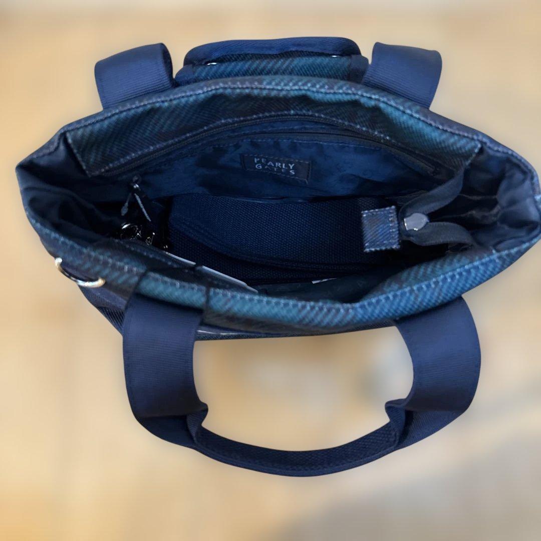 パーリーゲイツ　PEARLY GATES　ブラックウォッチカートバッグ