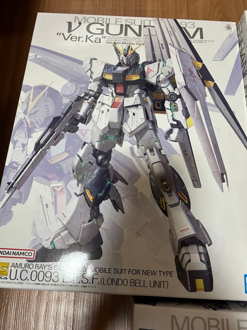 MG　ゼータ、強化型ダブル、νガンダムver.ka