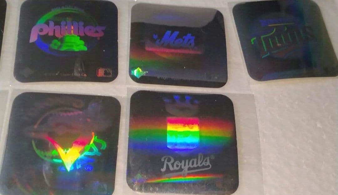 メジャーリーグ　MLB　メタリック　チームロゴ　レトロ　ステッカーセット②