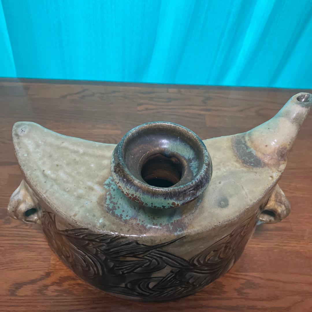 人間国宝　金城次郎　抱瓶