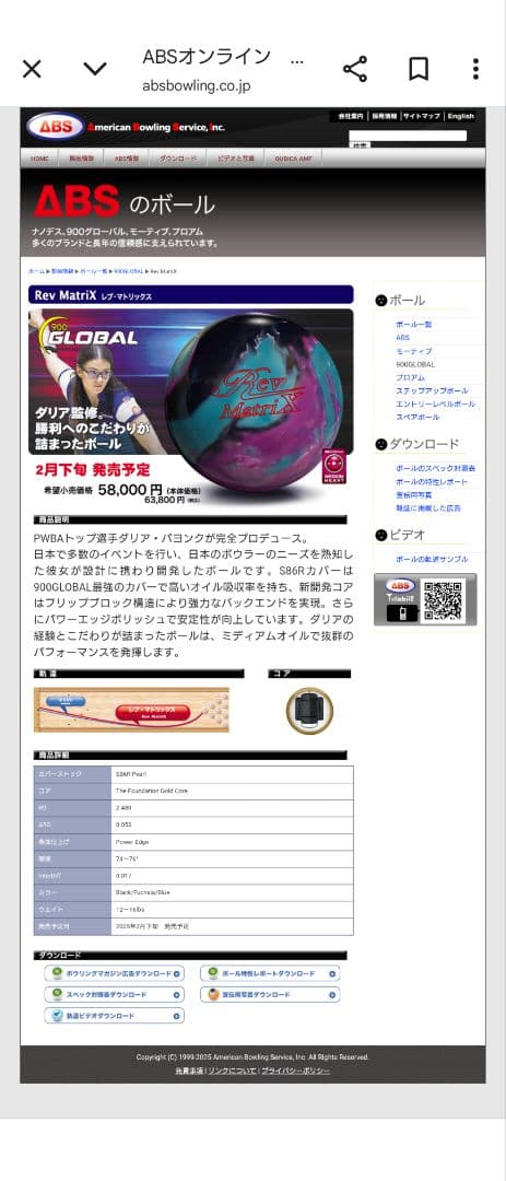 最終値下げ【新品】レブ・マトリックス　１５ポンド軽め