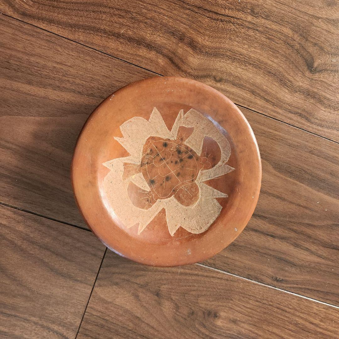 インドネシア　バリ島　ロンボク焼　４枚セット