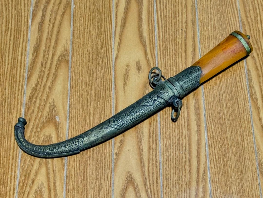 ハンドメイド モロッコナイフ モロッコ製ヴィンテージナイフ 約50年前の骨董品